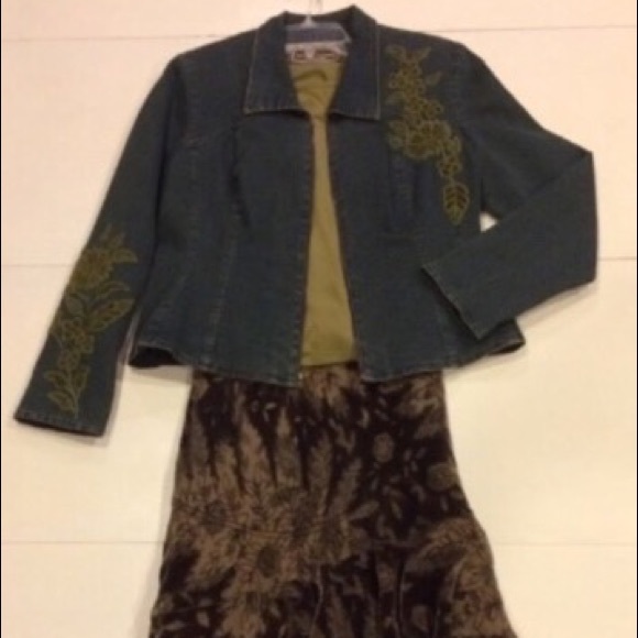 Double D Ranch Jackets & Blazers - 🐴DoubleDRanch Denim Jacket with and matching shirt *skirt not available